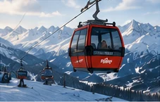 Mountain gondola representing connected ERP infrastructure